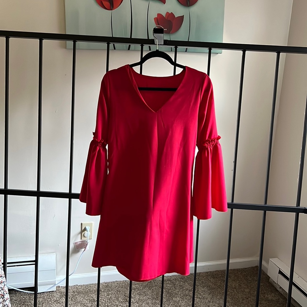 Cute festive cocktail dress for the holidays
